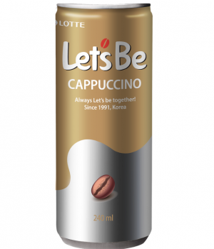 Напиток кофейный Lotte Let's be - Cappuccino, 0.24 л