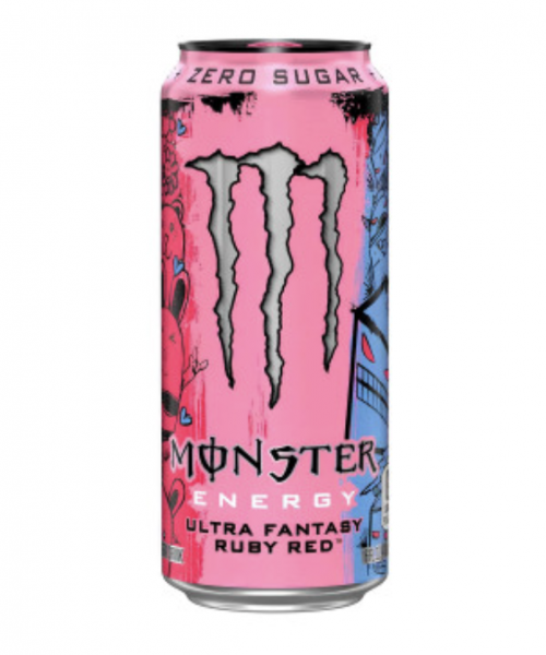 Энергетический напиток Monster (М) - Ultra Fantasy Ruby Red, 0.5 л