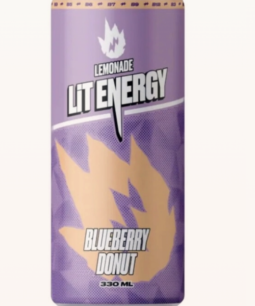 Лимонад Lit Energy (М) - Blueberry Donut, 0.33 л