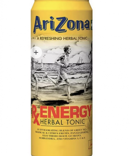 Напиток Arizona - RX Energy Herbal Tonic, 0.65 л