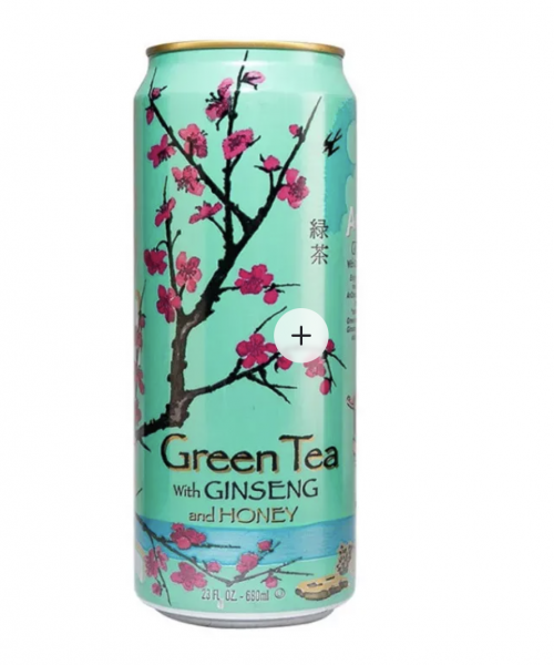 Напиток Arizona - Green Tea with Ginseng and Honey, 0.65 л