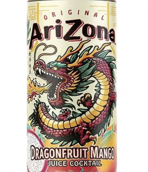 Напиток AriZona (М) - Juice Cocktail Dragonfruit Mango, 0.65 л
