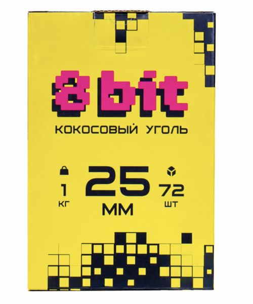 Уголь 8BIT - 72шт
