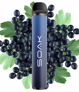 Электронная сигарета Soak X - Forest Blackcurrant (Лесная черная смородина), 1500 затяжек