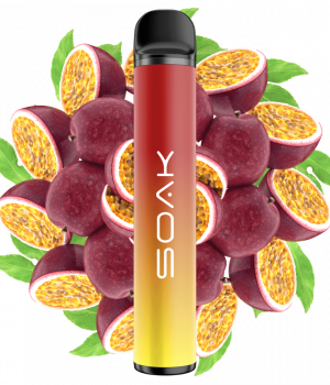 Электронная сигарета Soak X - Passion Bubble (Маракуйя), 1500 затяжек