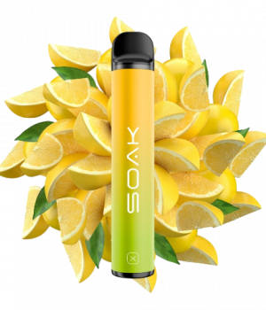 Электронная сигарета Soak X - True Lemon (Кислый Лимон), 1500 затяжек