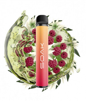 Электронная сигарета Soak X - Jasmin Raspberry Tea (Малиновый чай с жасмином), 1500 затяжек