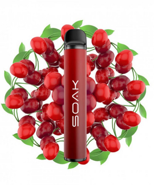 Электронная сигарета Soak X (М) - Sweet Cherry (Сладкая черешня), 2200 затяжек