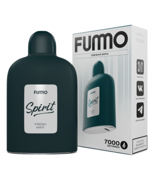 Электронная сигарета Fummo Spirit - Свежая Мята, 7000 затяжек