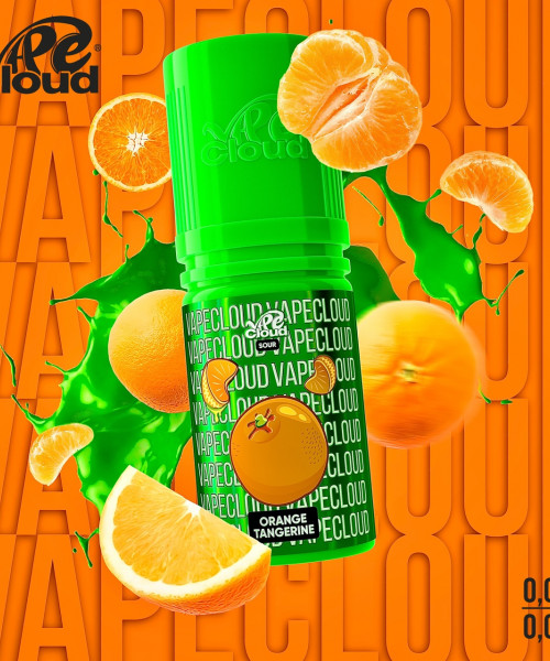 Жидкость Vape Cloud Sour 30 мл 20 мг - Orange Tangerine (Кислые апельсин и мандарин)