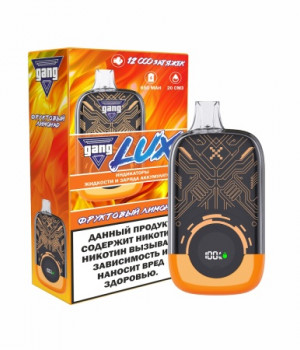 Электронная сигарета Gang Lux - Фруктовый Лимонад, 12000 затяжек