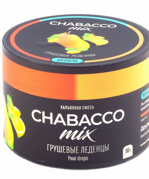 Chabacco Mix 50 г - Pear drops (Грушевые леденцы)