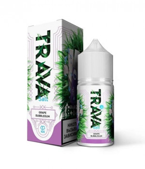 Жидкость Trava 30мл 20мг strong - Виноградная жвачка (Grape Bubblegum)