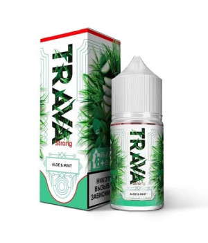 Жидкость Trava 30мл 20мг - Алоэ-мята (Aloe-Mint)