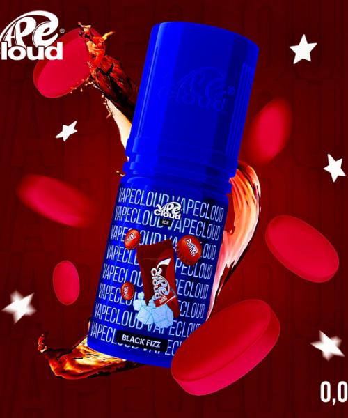 Жидкость Vape Cloud Ice 30 мл 20 мг - Black Fizz (Чёрная шипучка со льдом)