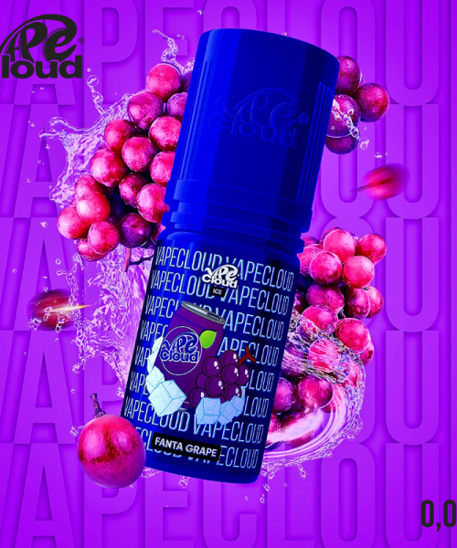 Жидкость Vape Cloud Ice 30 мл 20 мг - Fanta Grape (Виноградная Фанта со льдом)