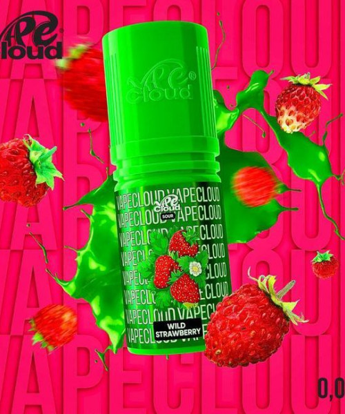 Жидкость Vape Cloud Sour 30 мл 20 мг - Wild Strawberry (Кислая лесная земляника)