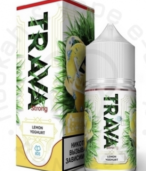 Жидкость Trava 30мл 20мг - Лимон-Йогурт-Лёд (Lemon Yogurt)