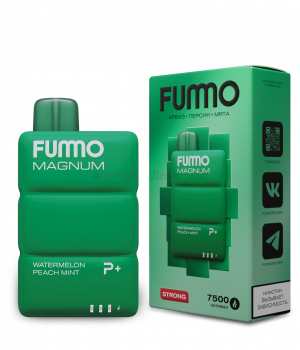 Электронная сигарета Fummo Magnum - Арбуз Персик Мята, 7500 затяжек