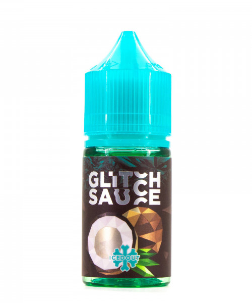 Жидкость Glitch Sauce Iced Out 30ml 20 мг - Most Wanted (Кокос в шоколаде)