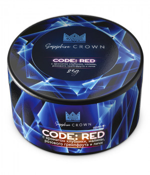 Sapphire Crown 25 г - CODE RED (Клубника, малина, грейпфрут и личи)