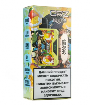 Электронная Сигарета CRZ - Манговый йогурт, 10000 затяжек
