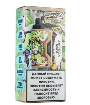 Электронная Сигарета CRZ - Киви йогурт, 10000 затяжек