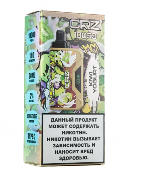 Электронная Сигарета CRZ - Киви йогурт, 10000 затяжек