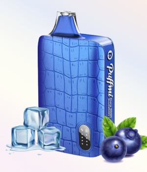 Электронная сигарета Puffmi Dura - Blueberry Ice (Черника Лед), 9000 затяжек