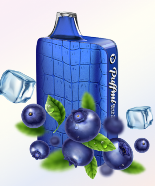 Электронная сигарета Puffmi Dura - Quad Berry Ice (Ягодный микс Лед), 9000 затяжек