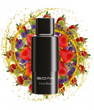 Картридж SOAK Q - Fruit Blast (Фруктовый взрыв), 3000 затяжек