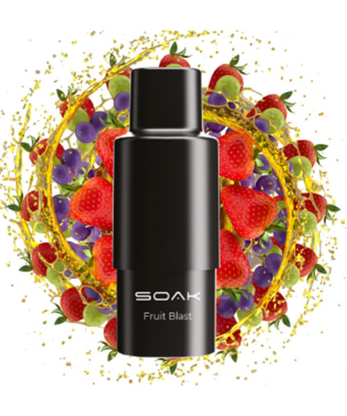 Картридж SOAK Q - Fruit Blast (Фруктовый взрыв), 3000 затяжек