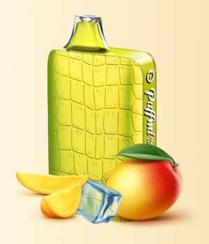 Электронная сигарета Puffmi Dura - Triple Mango (Тройное манго), 9000 затяжек