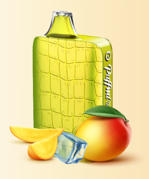 Электронная сигарета Puffmi Dura - Triple Mango (Тройное манго), 9000 затяжек