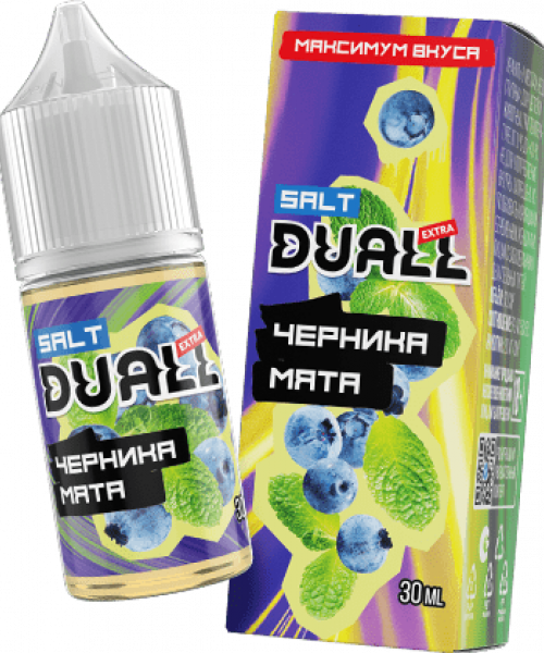 Жидкость DUALL EXTRA 30 мл 20 мг - Черника, мята