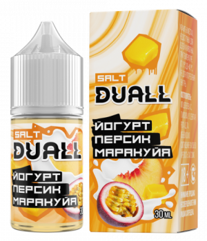 Жидкость DUALL 30 мл hard 20 мг - Йогурт, персик, маракуйя