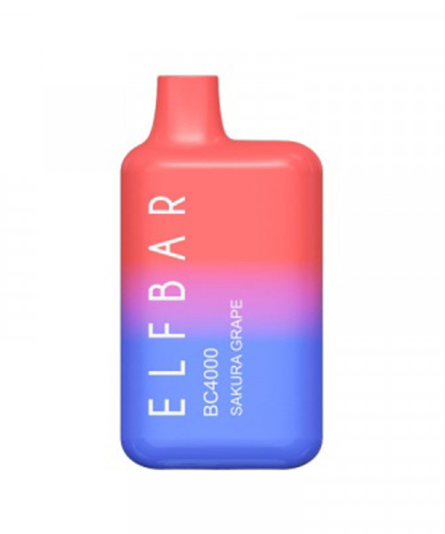 Электронная сигарета Elf Bar - Сакура-Виноград, 4000 затяжек