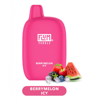 Электронная сигарета Flum Pebble - Berry Watermelon Ice (Ягоды Арбуз Лед), 6000 затяжек