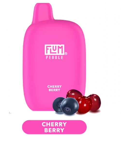 Электронная сигарета Flum Pebble - Cherry Berry (Вишня Ягоды), 6000 затяжек