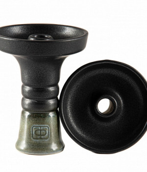 Чаша Форма - Фанел глазурь (Зеленый/черный)