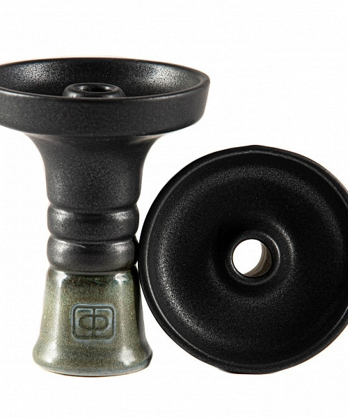 Чаша Форма - Фанел глазурь (Зеленый/черный)