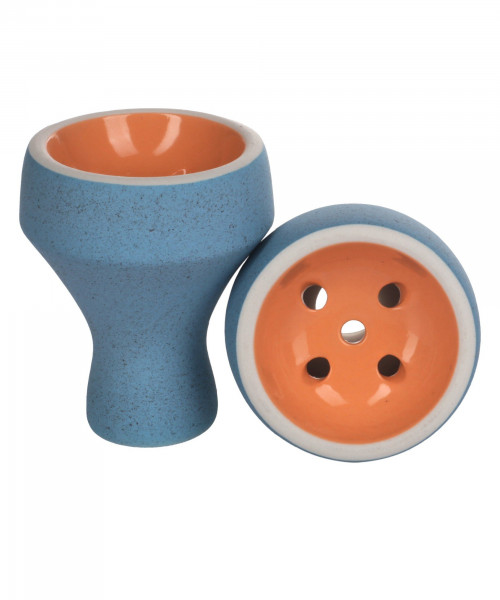 Чаша Форма - Турка бетон (Голубой/Оранжевый)