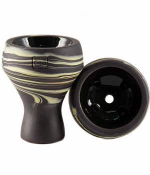 Чаша Форма - Турка (Саламандра чёрная глазурь)