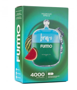 Электронная сигарета Fummo Bravo - Ледяной арбуз, 4000 затяжек
