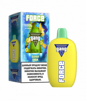 Электронная сигарета Gang Force - Банан Киви, 10000 затяжек