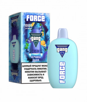 Электронная сигарета Gang Force - Черника Дыня, 10000 затяжек