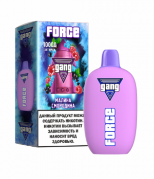 Электронная сигарета Gang Force - Малина Смородина, 10000 затяжек
