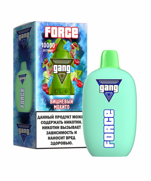 Электронная сигарета Gang Force - Вишневый Мохито, 10000 затяжек