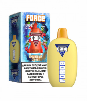 Электронная сигарета Gang Force - Вишневый Спрайт, 10000 затяжек