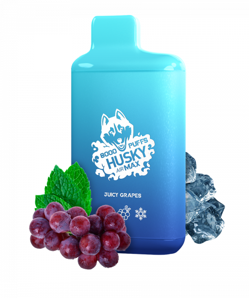 Электронная сигарета Husky Airmax - Juicy grapes (Виноград), 8000 затяжек